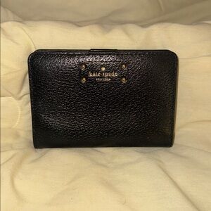 Kate Spade Textured Black Wallet